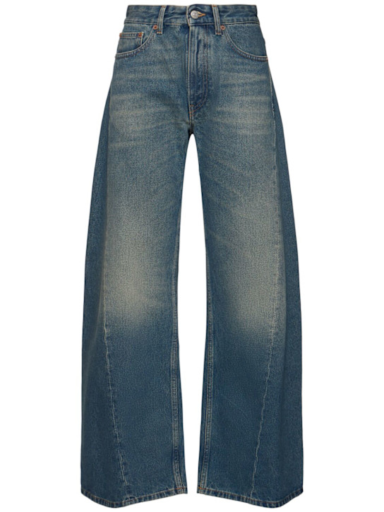 MM6 Maison Margiela: Jeans anchos - women_0 | Luisa Via Roma