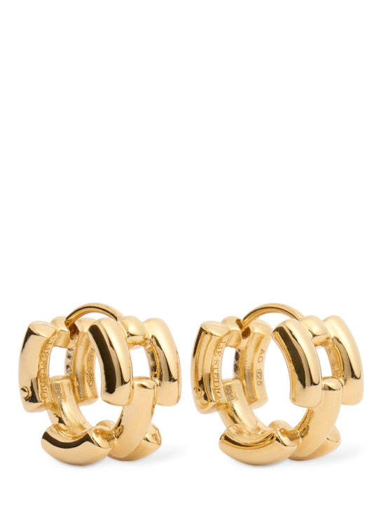LIÉ STUDIO: The Johanna hoop earrings - Gold - women_0 | Luisa Via Roma