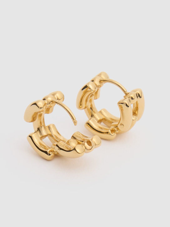 LIÉ STUDIO: The Johanna hoop earrings - Gold - women_3 | Luisa Via Roma