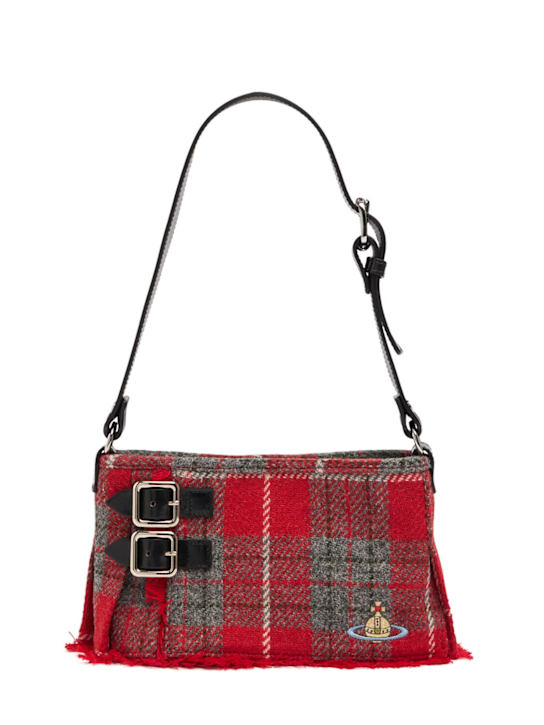 Vivienne Westwood: Heather Harris tweed tartan shoulder bag - women_0 | Luisa Via Roma