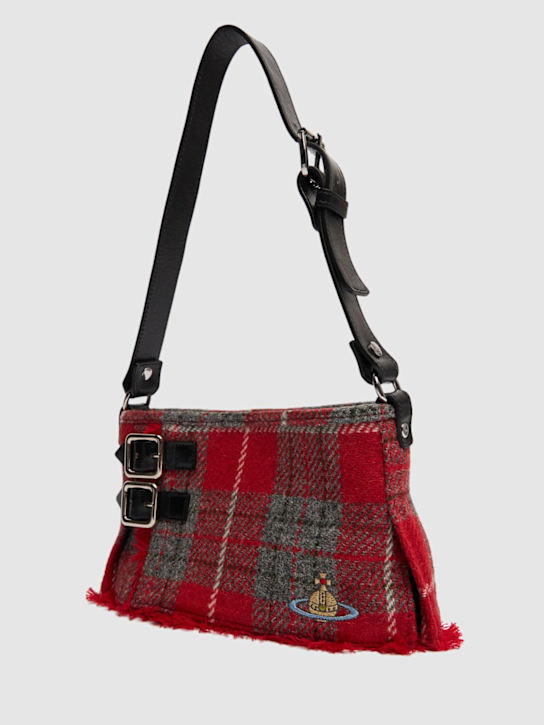 Vivienne Westwood: Heather Harris tweed tartan shoulder bag - women_2 | Luisa Via Roma