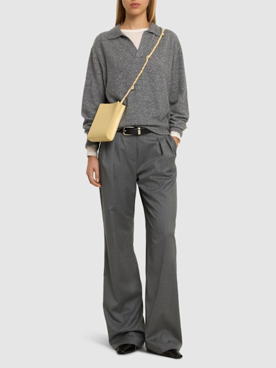 Dunst: Collared wool blend sweater - women_1 | Luisa Via Roma