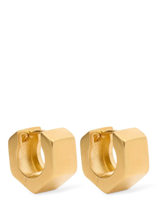 Maison Margiela: Bolt & Nut earrings - men_0 | Luisa Via Roma