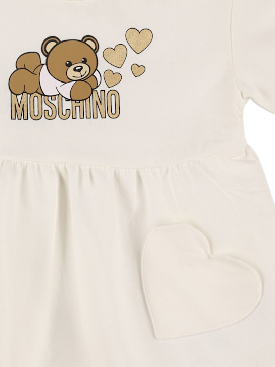 Moschino: コットンスウェットワンピース - kids-girls_1 | Luisa Via Roma