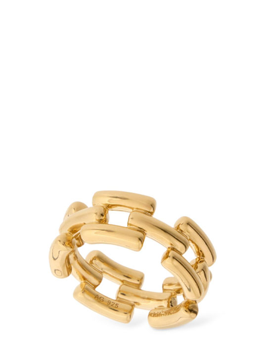 LIÉ STUDIO: The Isabel thick ring - Gold - women_0 | Luisa Via Roma