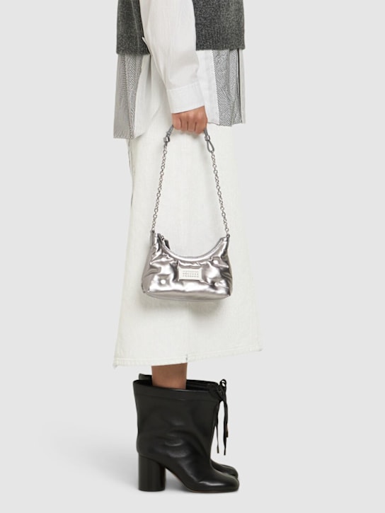 Maison Margiela: 80mm Tabi soft leather ankle boots - women_1 | Luisa Via Roma