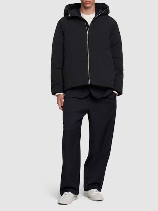 Jil Sander: Nylon puffer jacket - men_1 | Luisa Via Roma
