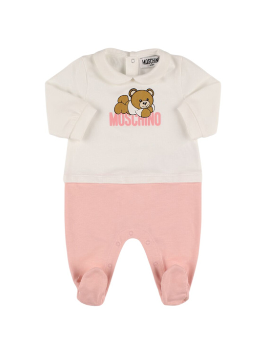 Moschino: コットンロンパース - kids-girls_0 | Luisa Via Roma