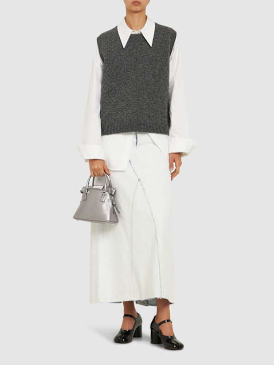 Maison Margiela: Wool knit vest - women_1 | Luisa Via Roma