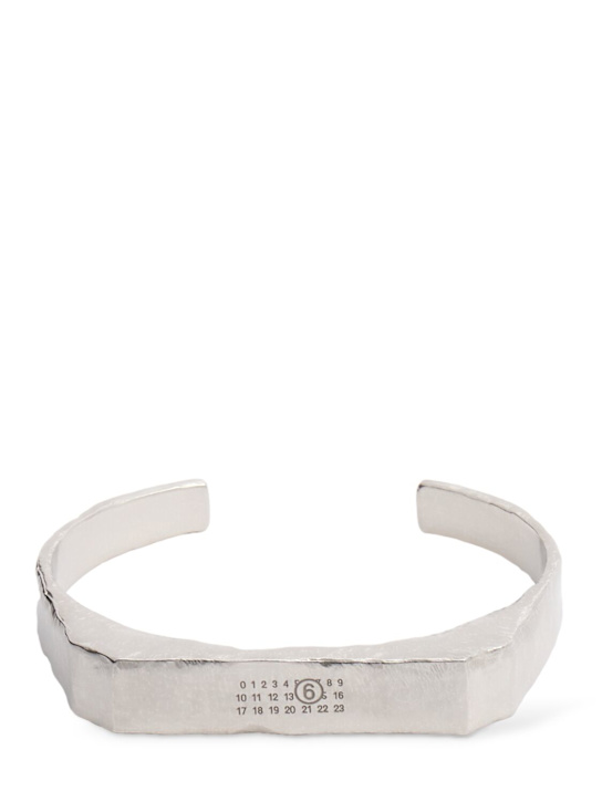 アクセサリー Maison Margiela MM6 Logo Cuff Bracelet Mm6 logo cuff bracelet - MM6 Maison Margiela - Men | Luisaviaroma