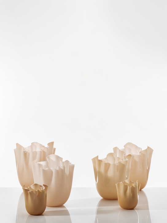 Venini: Fazzoletto vase - Orange/Pink - ecraft_1 | Luisa Via Roma