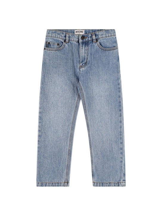 Moschino: Jeans in cotone - kids-girls_0 | Luisa Via Roma