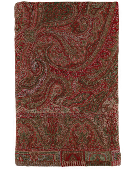 Etro: Carvin wool throw - ecraft_0 | Luisa Via Roma