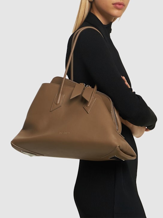 The Attico: La Passeggiata embossed leather tote bag - women_1 | Luisa Via Roma