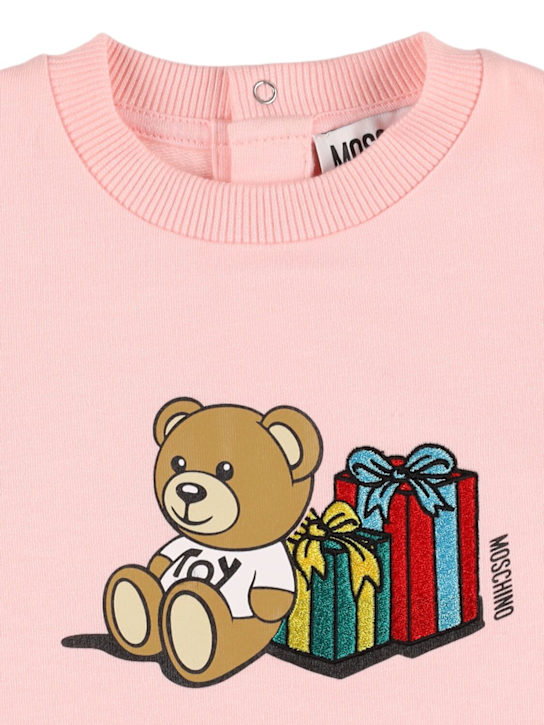 Moschino: コットンスウェットワンピース - kids-girls_1 | Luisa Via Roma