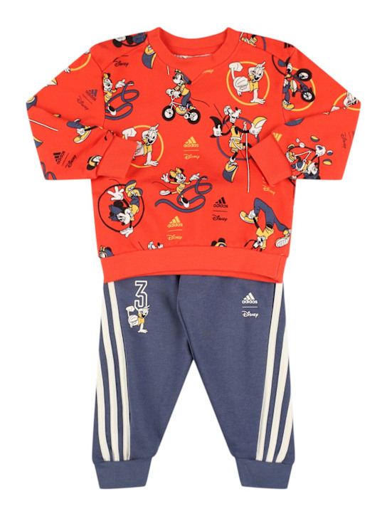 adidas Originals: Mickey Mouse コットンスウェット＆パンツ - kids-boys_0 | Luisa Via Roma