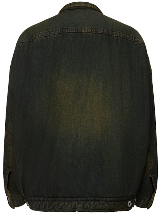 Mihara Yasuhiro: Denim puffer jacket - men_4 | Luisa Via Roma
