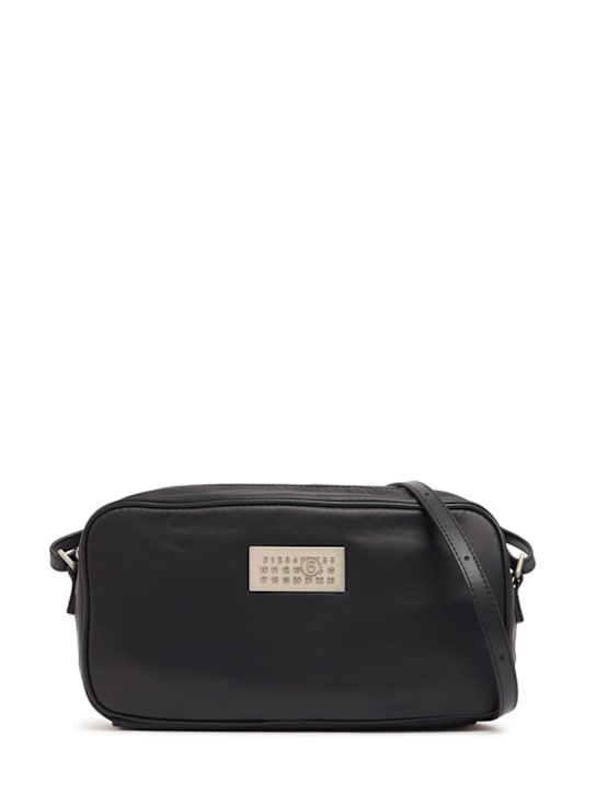 MM6 Maison Margiela: Wrinkle nylon camera bag - women_0 | Luisa Via Roma