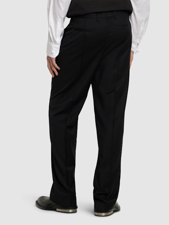 Ann Demeulemeester: Jesper asymmetric regular fit pants - men_2 | Luisa Via Roma