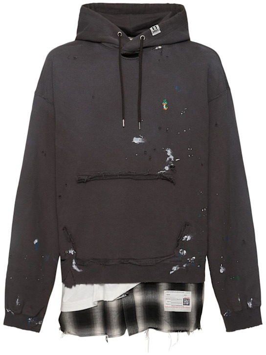 Mihara Yasuhiro: Triple layered hoodie - men_0 | Luisa Via Roma