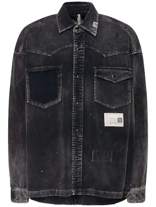 Mihara Yasuhiro: Vintage corduroy cotton shirt - men_0 | Luisa Via Roma