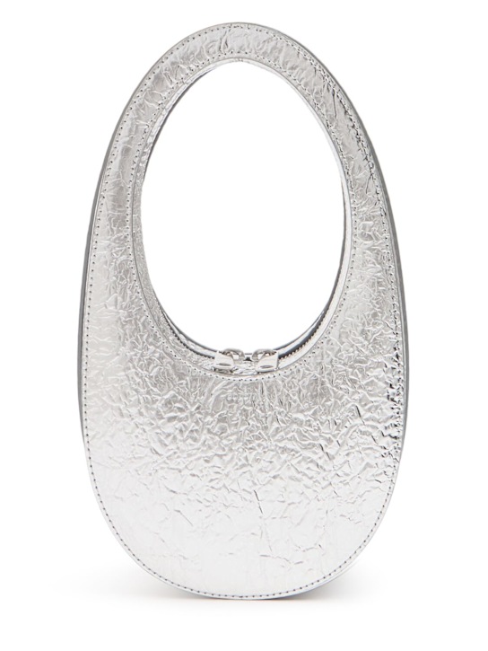 Coperni: Mini Swipe foil leather bag - women_0 | Luisa Via Roma