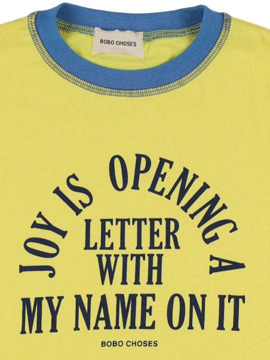 Bobo Choses: コットンジャージーTシャツ - kids-boys_1 | Luisa Via Roma