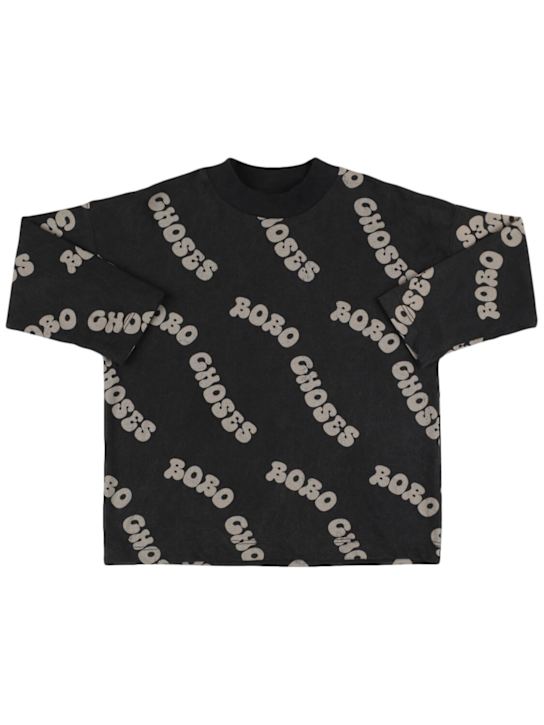 Bobo Choses: コットンジャージーTシャツ - kids-girls_0 | Luisa Via Roma