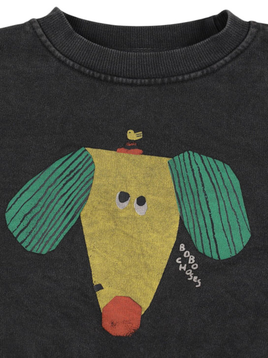 Bobo Choses: コットンスウェットシャツ - kids-girls_1 | Luisa Via Roma