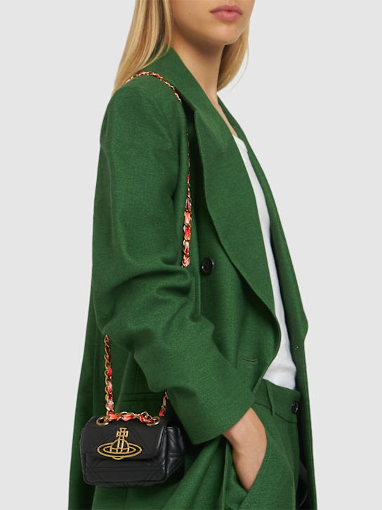 Vivienne Westwood: Vinnie Chain silky leather bag - women_1 | Luisa Via Roma