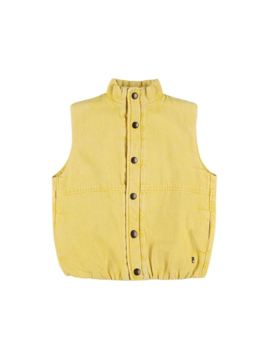 Bobo Choses: コットンデニムベスト - kids-girls_0 | Luisa Via Roma