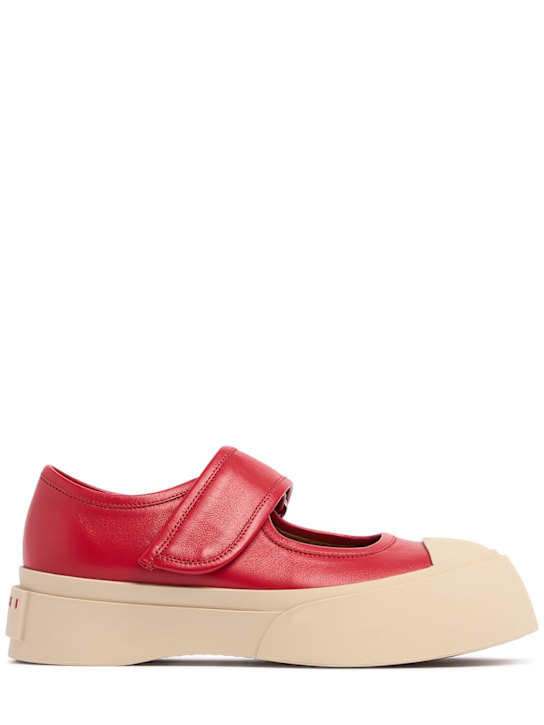 Marni: 20mm Pablo Mary Jane leather shoes - women_0 | Luisa Via Roma