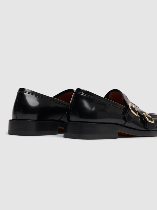 Marni: 20mm Leather loafers - Black - women_3 | Luisa Via Roma