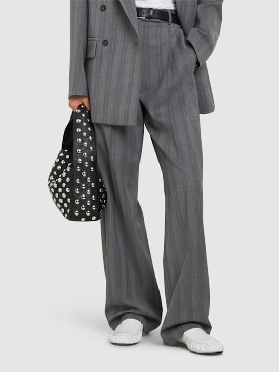 Proenza Schouler: 20mm Park leather loafers - women_1 | Luisa Via Roma