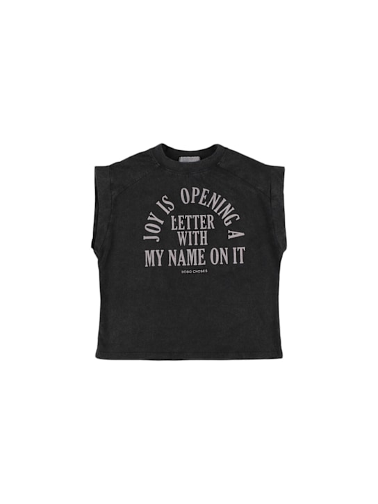 Bobo Choses: コットンジャージーTシャツ - kids-girls_0 | Luisa Via Roma