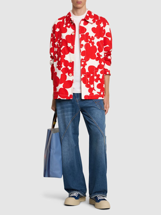 Marni: Dillies gabardine 5 button jacket - men_1 | Luisa Via Roma