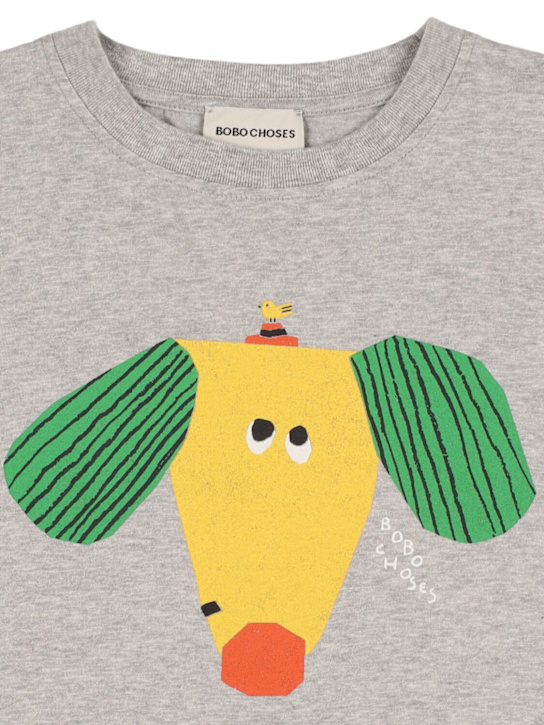 Bobo Choses: コットンジャージーTシャツ - kids-girls_1 | Luisa Via Roma