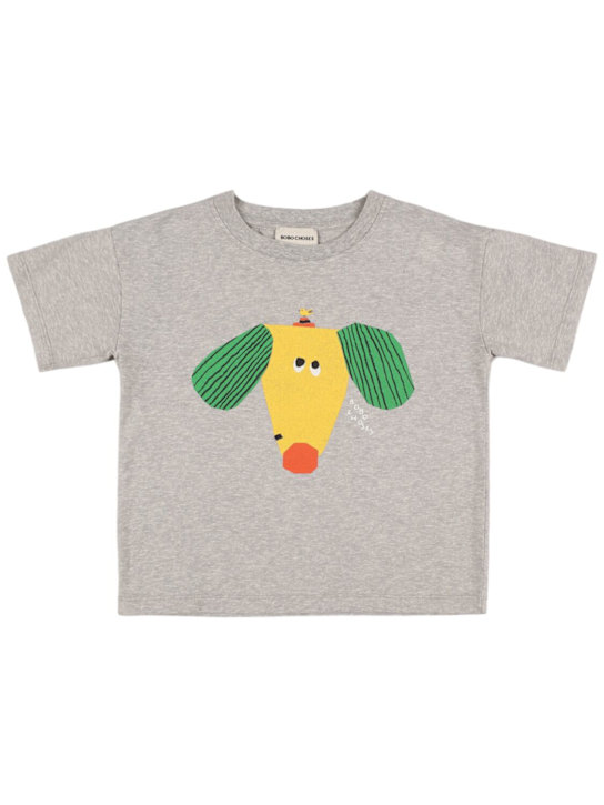Bobo Choses: コットンジャージーTシャツ - kids-girls_0 | Luisa Via Roma