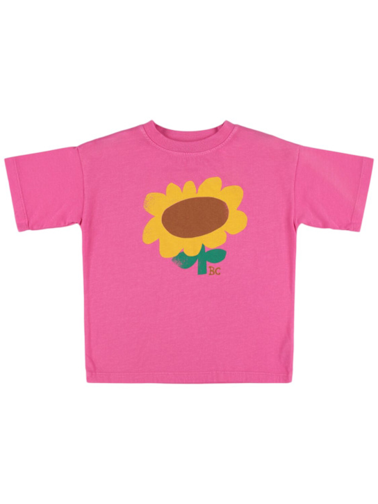 Bobo Choses: コットンジャージーTシャツ - kids-girls_0 | Luisa Via Roma