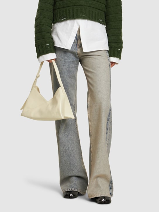 MM6 Maison Margiela: Japanese 6 soft leather shoulder bag - women_1 | Luisa Via Roma