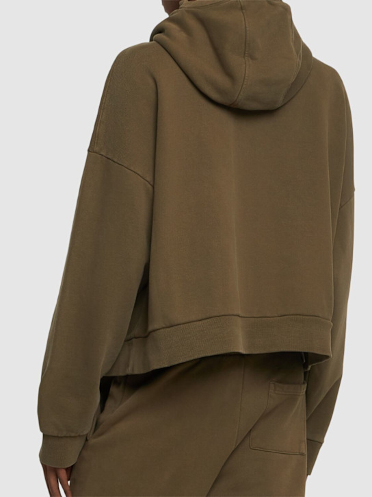 Entire Studios: Full zip cotton hoodie - men_2 | Luisa Via Roma