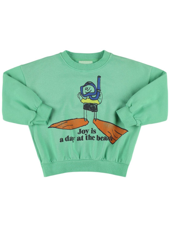Bobo Choses: コットンスウェットシャツ - kids-boys_0 | Luisa Via Roma