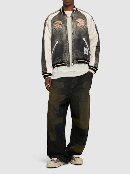 Mihara Yasuhiro: Souvenir cotton blend bomber jacket - men_1 | Luisa Via Roma