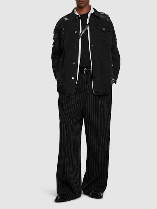 Helmut Lang: Hemd aus Baumwolldenim - men_1 | Luisa Via Roma