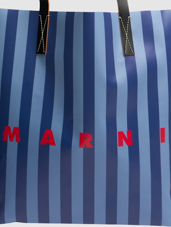 Marni: トートバッグ - オパールブルー - men_3 | Luisa Via Roma