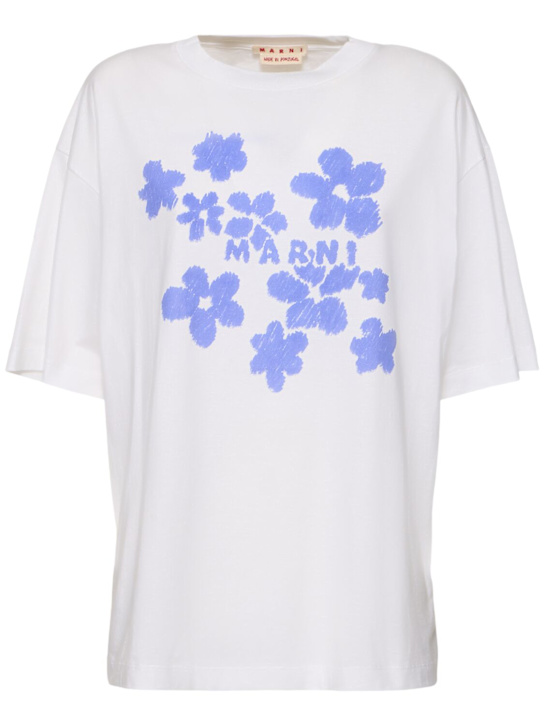 Daisy Garden printed jersey t-shirt
