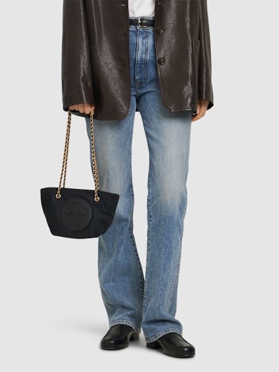 Tory Burch: Small Ella Chain nylon crossbody bag - women_1 | Luisa Via Roma