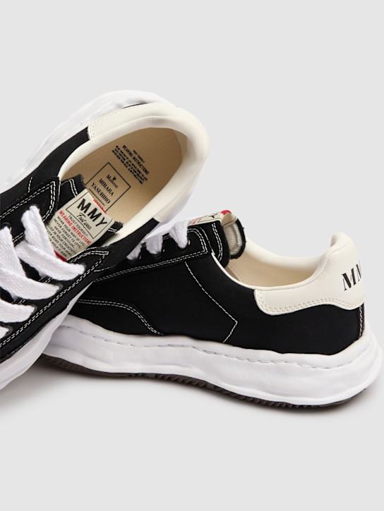 Mihara Yasuhiro: Blakey low canvas sneakers - men_3 | Luisa Via Roma