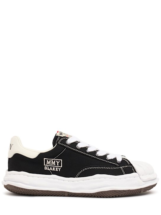 Mihara Yasuhiro: Blakey low canvas sneakers - men_0 | Luisa Via Roma