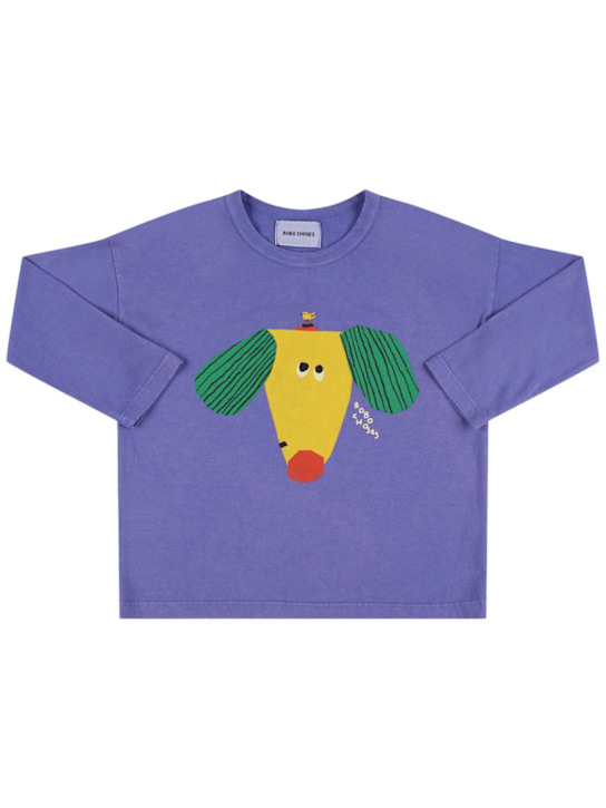 Bobo Choses: Printed cotton jersey t-shirt - kids-boys_0 | Luisa Via Roma